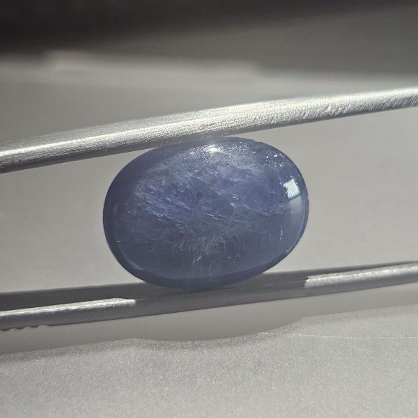 11.71 Carats Natural Kashmir Blue Star Sapphire 15.53 x 11.53 x 6.47 mm