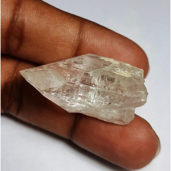 71.50 Carats Natural  White Danburite 33.60x13.86x13.77mm