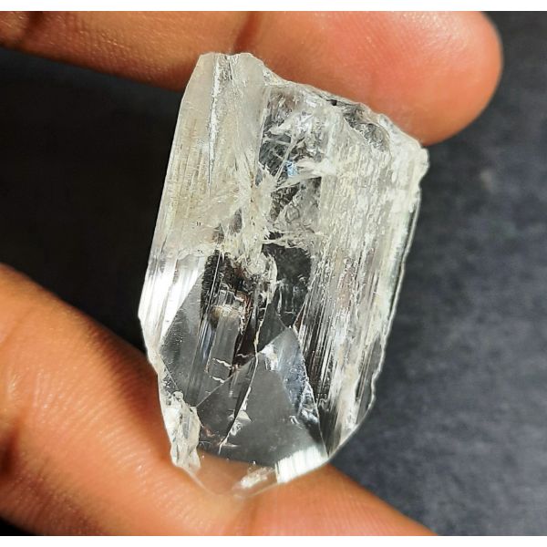 71.50 Carats Natural  White Danburite 33.60x13.86x13.77mm