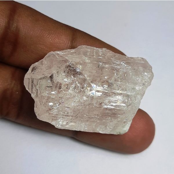 92.18 Carats Natural  White Danburite 35.22x23.19x15.83mm