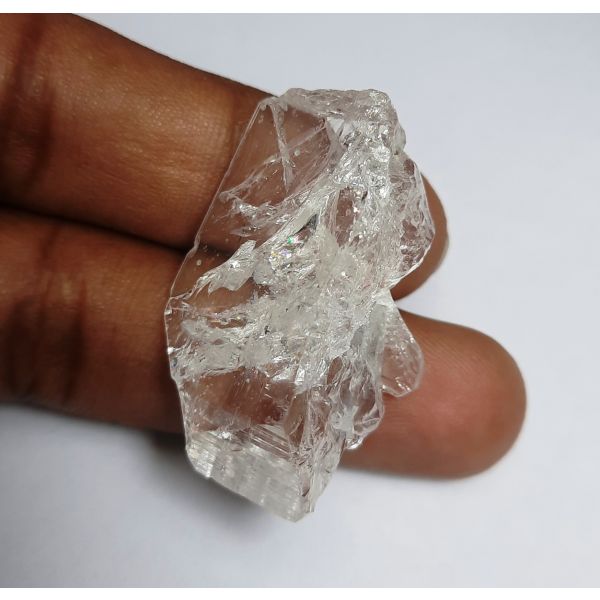 66.03 Carats Natural  White Danburite 46.93x31.04x24.14mm