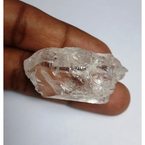 77.05 Carats Natural  White Danburite 41.43x18.51x15.54mm