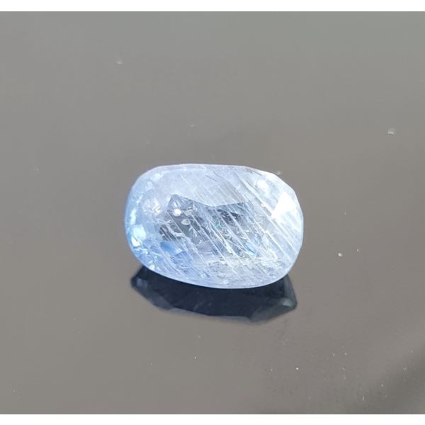 8.52 Carats Natural Kingfisher Blue Sapphire 12.81x9.29x7.84 mm