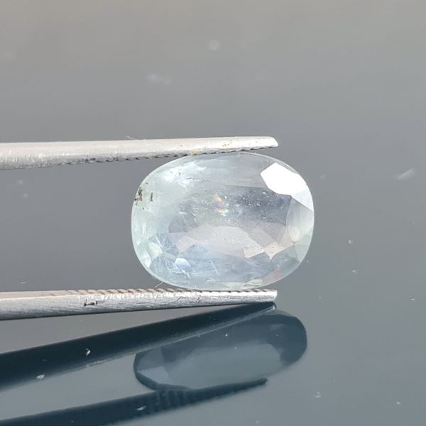 4.62 Carats Natural Aqua Blue Sapphire 12.01x8.97x4.44 mm