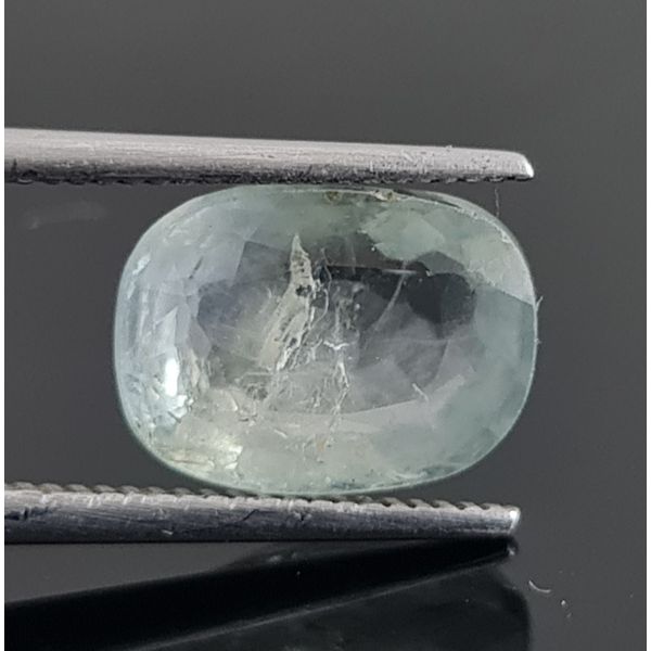 3.80 Carats Natural Green Sapphire 10.37x6.64x4.41 mm