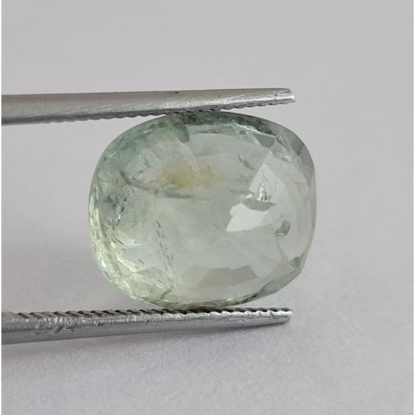 8.00 Carats Natural Sap green Sapphire 12.26x10.21x6.65 mm