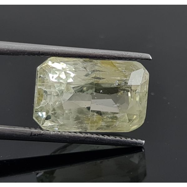 9.75 Carats Natural Lemon Yellow Sapphire 13.14x8.35x7.70 mm