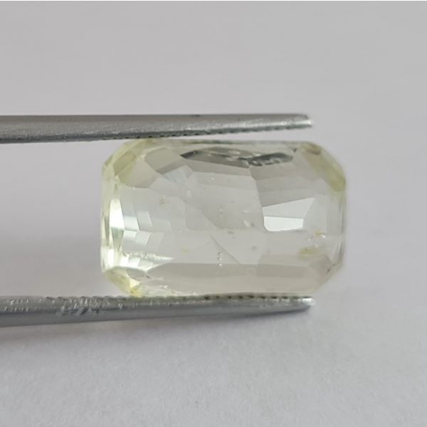 9.75 Carats Natural Lemon Yellow Sapphire 13.14x8.35x7.70 mm