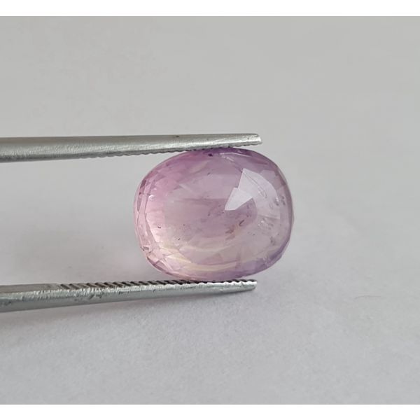 8.35 Carats Natural Pinkish Purple Sapphire 11.85x9.49x6.56 mm