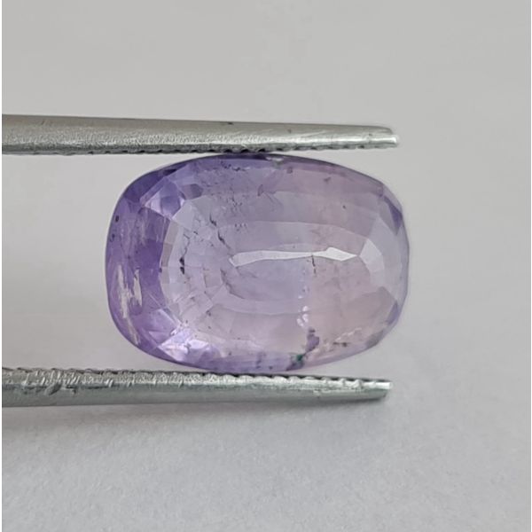 4.80 Carats Natural Blueish Purple Sapphire 11.38x8.02x5.05 mm