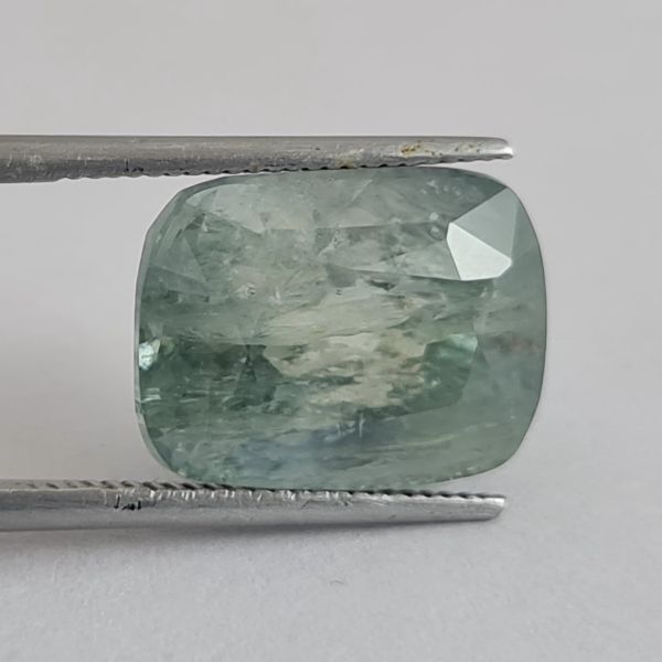 14.35 Carats Natural Green Sapphire 13.54x10.32x10.28 mm