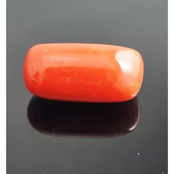 16.26 Carats Natural Italian Orangish Red 19.83x9.69x9.67 mm