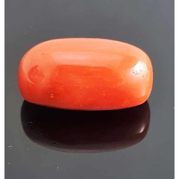 19.50 Carats Natural Italian Orangish Red 20.82x10.55x10.42 mm