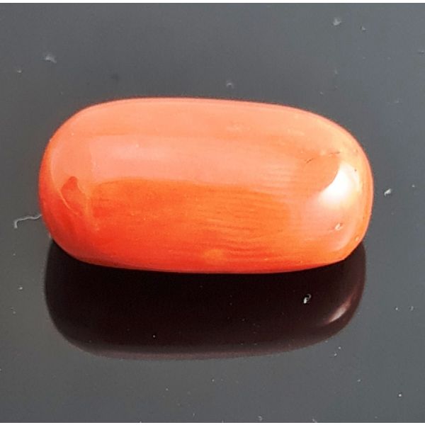 16.75 Carats Natural Italian Orangish Red 20.09x11.50x8.61 mm