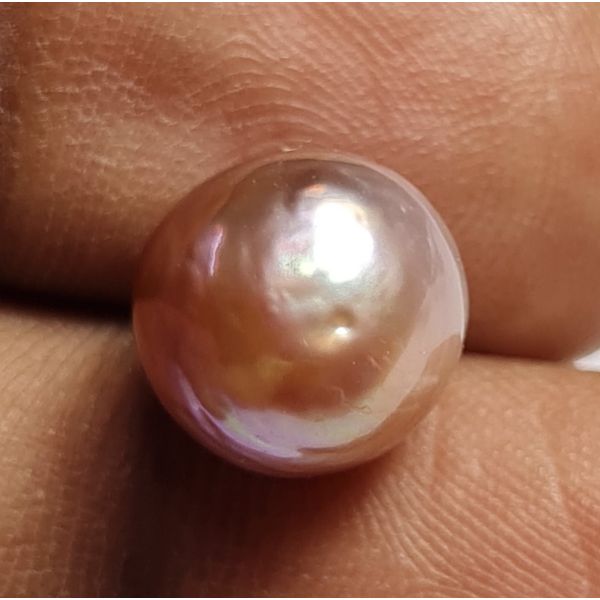 6.07 Carats Natural Venezuela Purple Pearl 9.75x9.70x9.16 mm