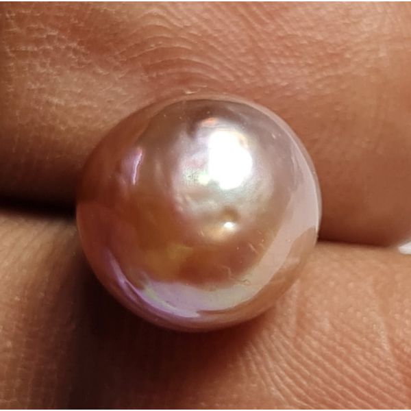 6.07 Carats Natural Venezuela Purple Pearl 9.75x9.70x9.16 mm