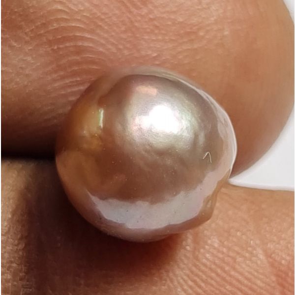 5.65 Carats Natural Venezuela Purple Pearl 9.55x9.19x9.16 mm