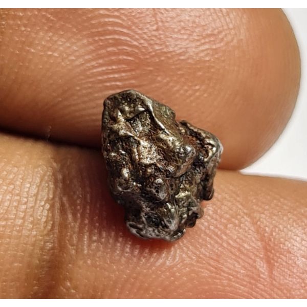 6.08 Carats Natural Black Meteorite 8.94x7.55x7.05 mm