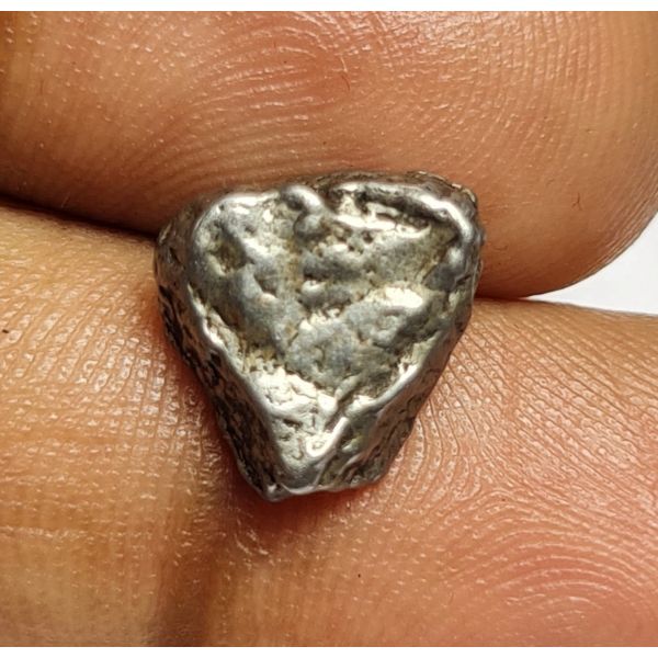 6.93 Carats Natural Black Meteorite 9.82x10.15x3.80 mm