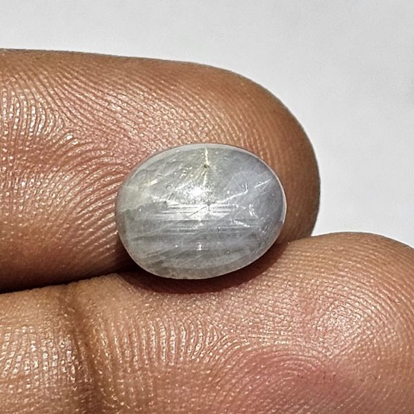 5.73 Carats Natural Ironside Gray Star Sapphire 10.49 x 8.72 x 5.71 mm