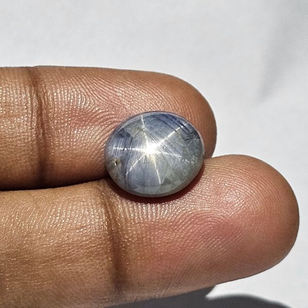 8.63 Carats Natural Davys Grey Sapphire 12.64x11.73x5.33 mm