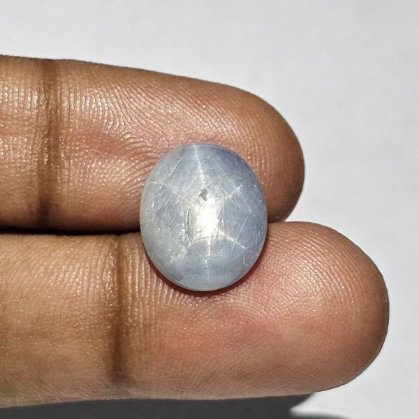 7.97 Carats Natural Tapa Gray Star Sapphire 13.91 x 12.91 x 4.80 mm