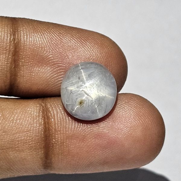 7.19 Carats Natural Gray Star Sapphire 11.92 x 11.26 x 5.20 mm