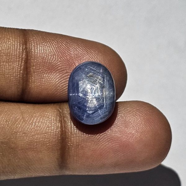 13.48 Carats Natural Cello Blue Sapphire 14.03 x 10.31 x 7.93 mm