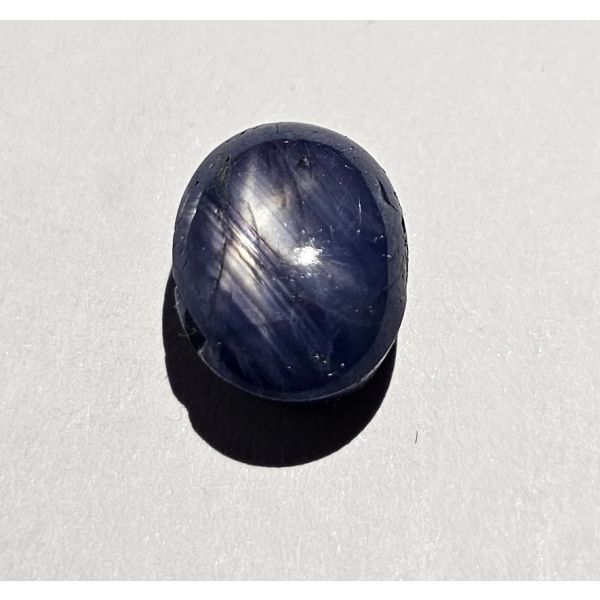 6.79  Carats Natural  yankees blue  Sapphire 11.45x8.65x5.95 mm