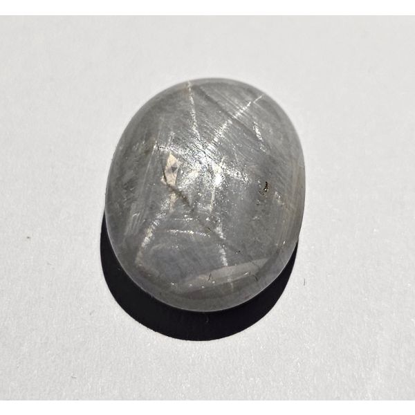 14.68  Carats Natural  dim gray  Sapphire 16.35x12.48x6.39 mm