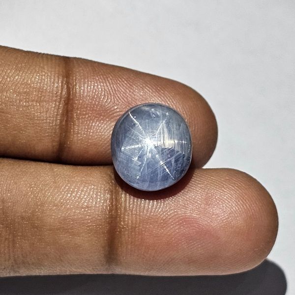 12.73 Carats Natural San Juan Sapphire 13.20 x 11.84 x 7.17 mm