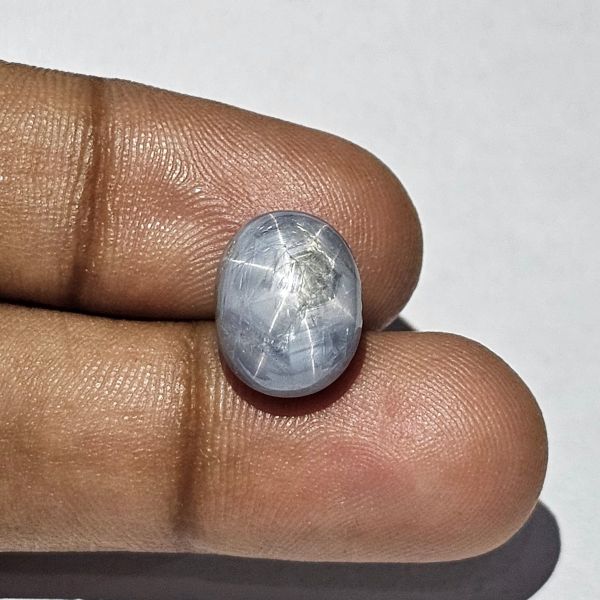 10.22 Carats Natural Davys Grey Sapphire 12.87 x 10.07 x 7.30 mm