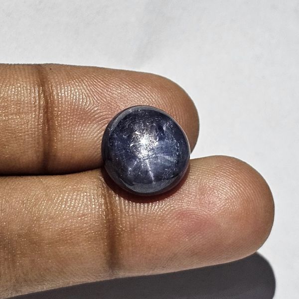 12.89 Carats Natural Baltic sea Sapphire 13.58 x 12.62 x 6.71 mm