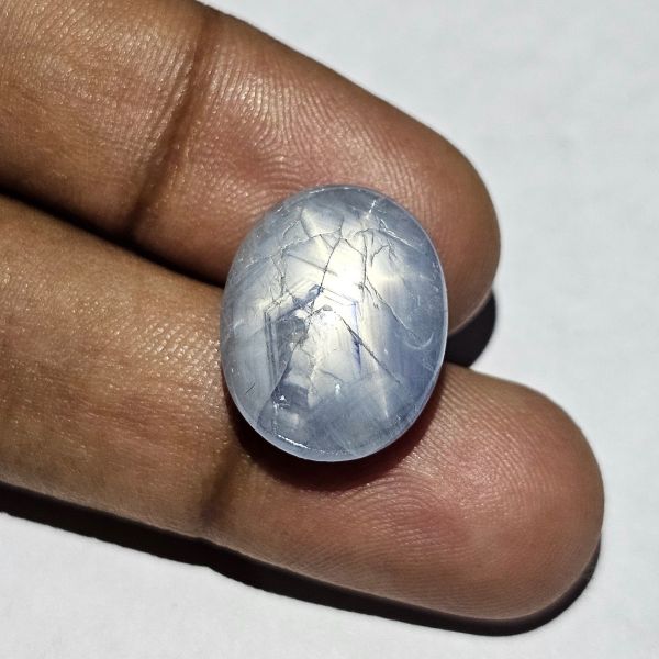 32.60 Carats Natural Ironside Gray Star Sapphire 17.63 x 15.86 x 9.87 mm