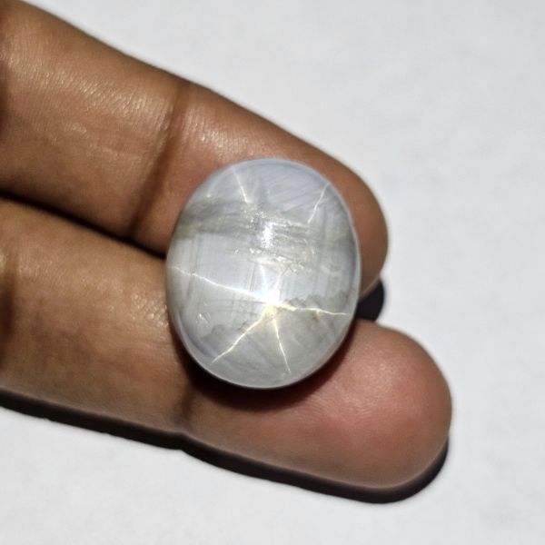 44.94 Carats Natural Storm Gray Sapphire 20.63x17.62x18.81 mm