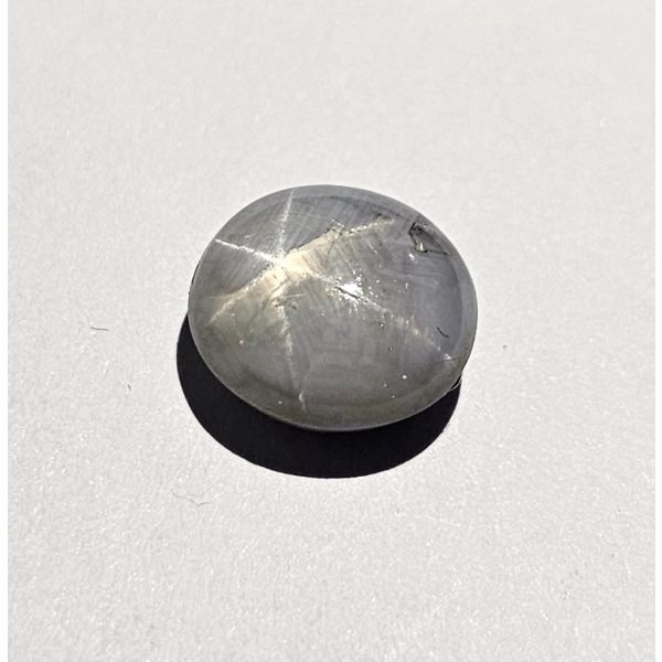 4.35   Carats Natural Davys Grey  Sapphire  9.27x8.49x5.03 mm