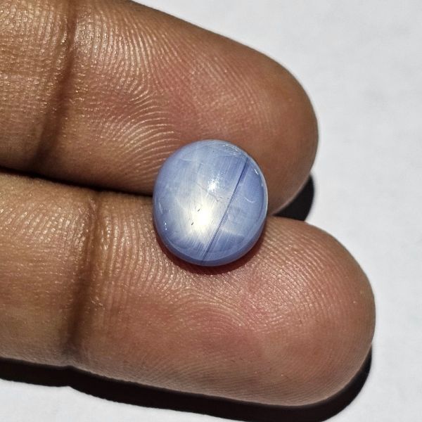 6.77 Carats Natural Storm Dust Star Sapphire 10.22 x 9.30 x 6.68 mm