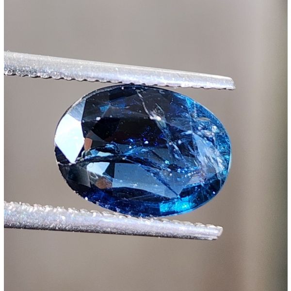 2.13 Carats Natural Blue Sapphire 9.80 x 7.00 x 3.17 mm