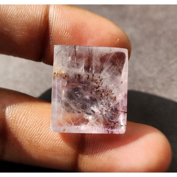 35.13 Carats Natural Pink Cacoxenite 21.17 x 18.60 x 9.58 mm