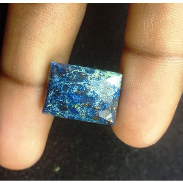 12.47 Carats Natural Blue Azurite 20.18 x 10.10 x 5.53 mm