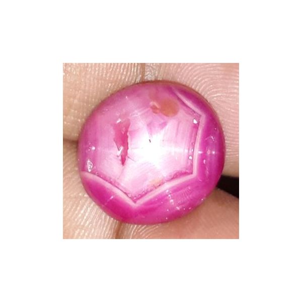 20.32 Cts Star Ruby Johnson Mine 17.24 x 14.76 x 7.61 mm