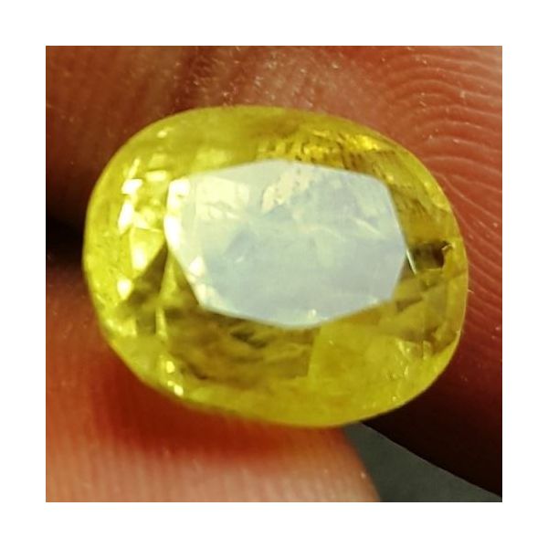 8.32 Carats Yellow Sapphire  12.14 x 9.17 x 8.35 mm