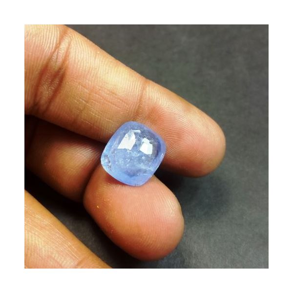 9.08 Carats Blue Sapphire  13.86 x 12.10 x 5.02 mm