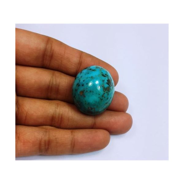 63.49 Carats Irani Natural Turquoise 25.67 x 21.87 x 14.98 mm