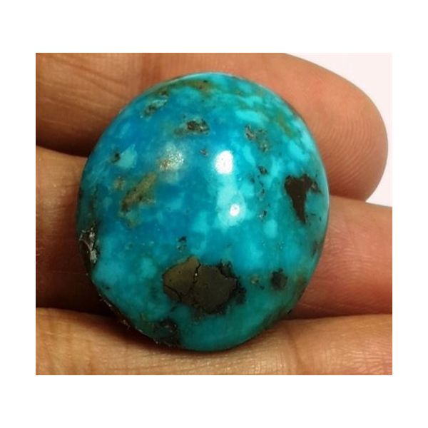 35.41 Carats Irani Natural Turquoise 25.06 x 20.83 x 9.61 mm
