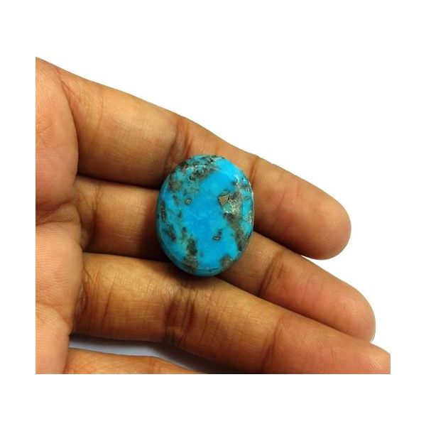 31.45 Carats Irani Natural Turquoise 23.23 x 18.61 x 9.82 mm