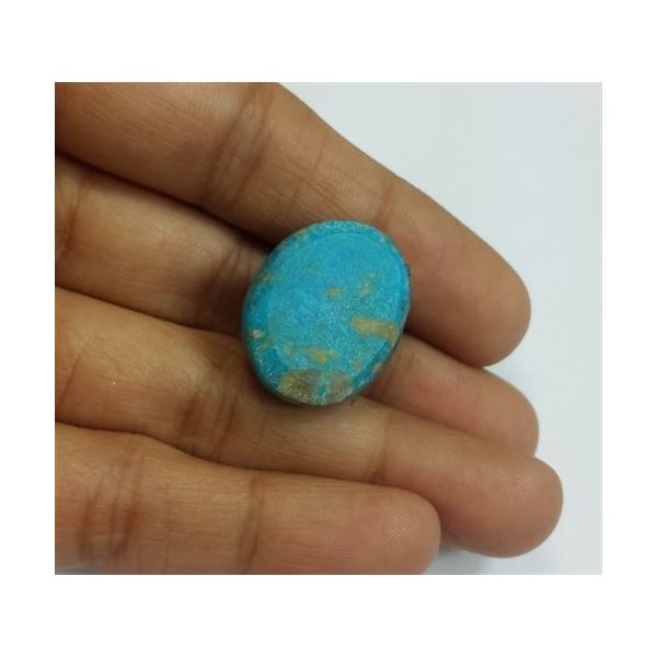 32.05 Carats Irani Natural Turquoise 21.44 x 17.98 x 11.52 mm