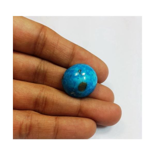 26.83 Carats Irani Natural Turquoise 18.49 x 17.33 x 11.34 mm