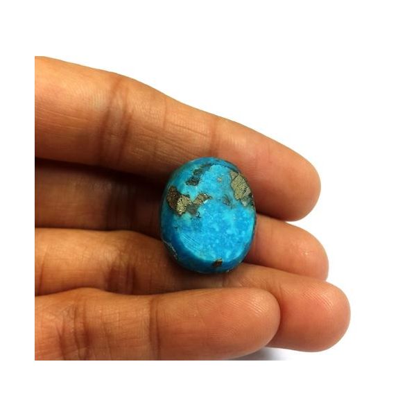 37.66 Carats Irani Natural Turquoise 20.45 x 17.49 x 14.16 mm