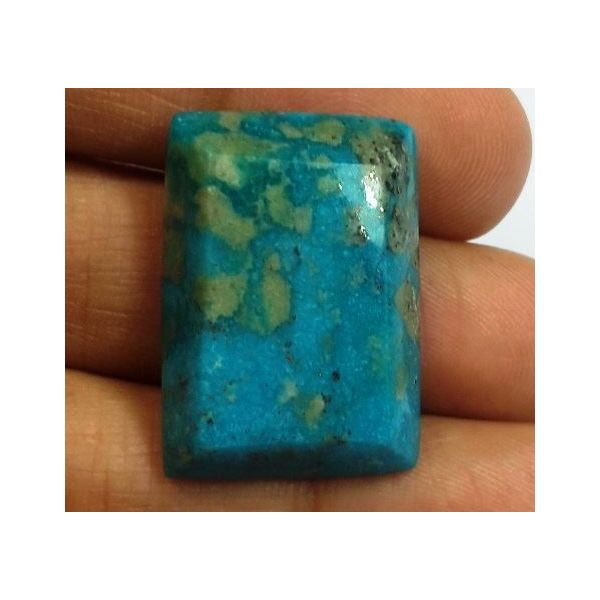 31.58 Carats Irani Natural Turquoise 24.12 x 17.09 x 7.87 mm